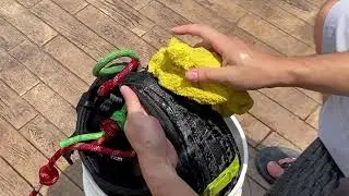 Como limpiar mi arnés?
