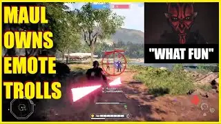 Toxicfront 2 | TOXIC emote trolls get OWNED by Maul (17 kills) | Heroes vs Villains