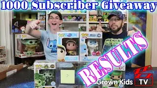1000 Subscriber Giveaway results! And highlights from Two Mystery Boxes my Students gave me!!