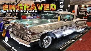 FULLY ENGRAVED 1958 Impala Lowrider! (watch in HD)