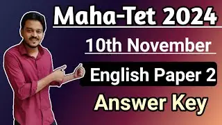 MAHATET PAPER 2 ENGLISH ANSWER KEY . MAHATET EXAM 2024