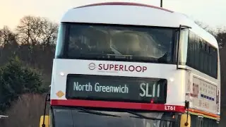 Brand new Superloop route with branding, Journey on route SL11, LTZ1061 LT61 