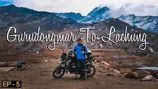 Gurudongmar lake to Lachung by Bike | North Sikkim Gurudongmar Bike Trip ( fzs fi v2 ) - Episode 5