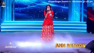 Glimpse of Kavidhai Kelungal Karuvil Song by #AnnBenson 🔥😍 | Super Singer Season 11 | Episode Promo