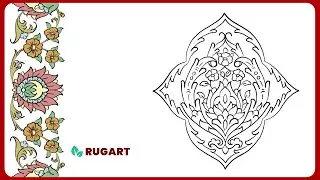How to Draw a Classic Persian Motif | Step-by-Step Floral Design