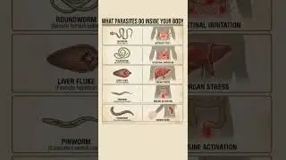 What Parasites Actually DO Inside Your Body 🐛 (Tapeworm, Roundworm, Liver Fluke & More)