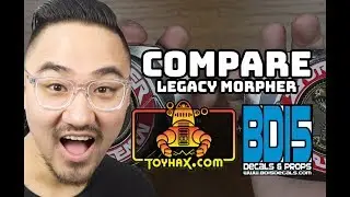 POWER RANGERS Legacy Morpher Comparison: Toyhax Reprolabels and BD15 Decals