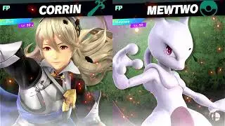 Super Smash Bros Ultimate Amiibo Fights Corrin vs the World #24 vs Mewtwo