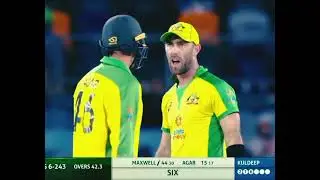 Maxwell hit reverse shot 🔥