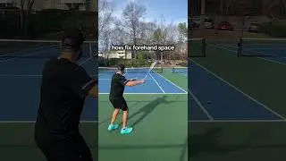 How to fix forehand space
