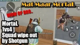 SouL MortaL - Top 5 1vs4 Squad Wipe Out by Shotgun & OP Clutch | PUBG Mobile