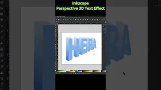 3D Perspective Text in Inkscape &ndash; Fast & Clean #Inkscape #3DText #PerspectiveText #TypographyEffect
