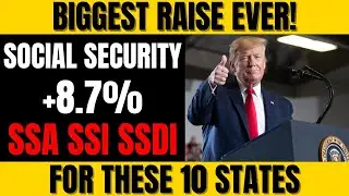 Social Security BOOST October 2025 &mdash; SSA SSI SSDI Recipients In 10 States Getting the Biggest Raises
