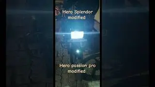 Hero Splendor modified & Hero Passion Pro modified #kanpur #bike #accessories #automobile #modified