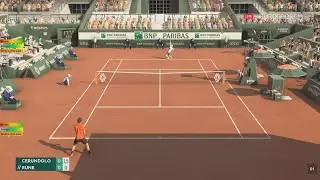 Holger Rune VS Francisco Cerundolo | Roland Garros 2023 | Tennis Elbow 4 | Gameplay