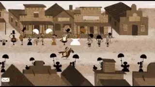Funny online Game - Pony Express ( Google Doodle )