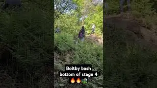 Boltby bash enduro steep chute Stage 4
