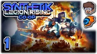 EXTREME ACTION TWIN-STICK ROGUELIKE! | Let's Play SYNTHETIK: Co-op | Part 1 | ft @wanderbots