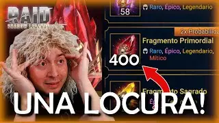 ABRIMOS 400+ ROJOS!!! LA MAYOR APERTURA DEL CANAL!! CUANTOS MITICOS?? | RAID SHADOW LEGENDS Espanol