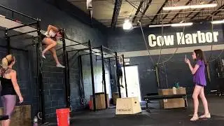 Jen Gavin's 1st Bar Muscle Up! - CrossFit CowHarbor