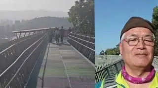 在福州著名的福道上徒步5公里，空中栈道上还可以走轮椅，真人性化！