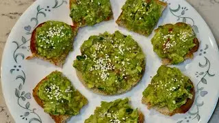 Avocado toast recipe/quick and healthy avocado recipe