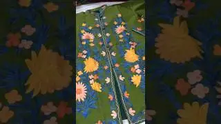 Kashmiri Floral Multicolor Aari Embroidery Work Short Jackets / Coats #kashmiri #coat #short #shorts