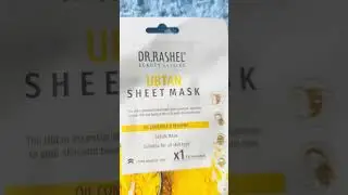 Dr.Rashel ubtan face sheet mask🤪#shorts #goviral #foryou #subscribe #drrashelproducts