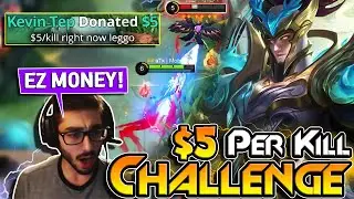 $5/KILL ZILONG JUNGLE | Mobile Legends | MobaZane
