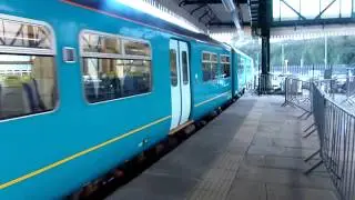 First Train into Pontypridd Station New Bay Platform