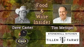 Dave Carter, National Bison Association. Tim Metzger, Tillen Farms. Feb 21, 2018