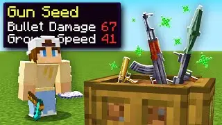 Minecraft, But You Grow RANDOM Guns...