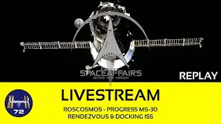 Roscosmos - Progress MS-30 - Rendezvous & Docking ISS - March 1, 2025