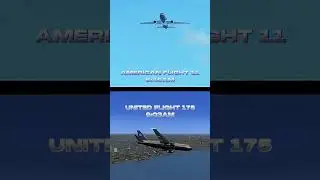 American Flight 11 And United Flight 175, Crash On The  Twin Towers #planecrash #twintowers #9/11
