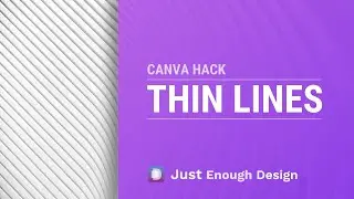 Canva Thin Line Hack
