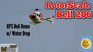 RotorScale 470 Bell 206 ~Flight Demo~(by Wesley) #HeliStorm#MotionRC#Bell206#RC #RCHeli#HappyRCFlyer