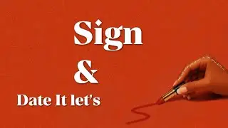 RND Officially - SIGN 'N DATE IT (Official Lyric Video)