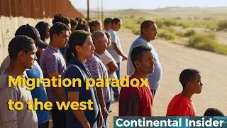 The migration paradox to the west