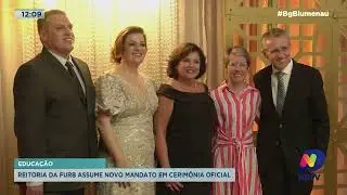 Reitoria da Furb assume novo mandato em cerim&ocirc;nia oficial