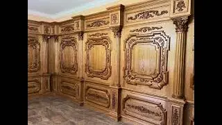 Masterpiece of Woodworking: Luxurious Hand-Carved Doors!