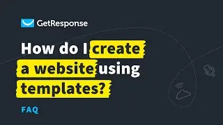 How to Create a Website Using Templates in GetResponse | Build a Website Fast and Easy