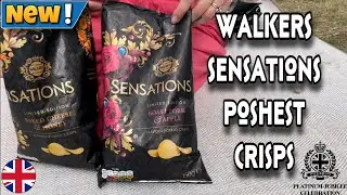 NEW Walkers Crisps SENSATIONS flavours - Poshest  crisps #walkers