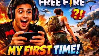 Playing free fire first time 