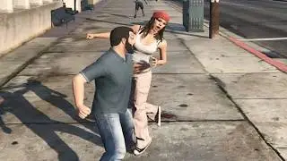 SUPER PUNCH vs NPCs in GTA 5 (Gta V Funny Moments #2)