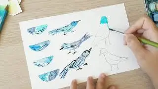 Watercolour Step-by-Step Birds