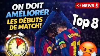🔥LE BAR&Ccedil;A DANS LE TOP 8/LE REAL MADRID AU BARRAGE😱|NEWS🚨