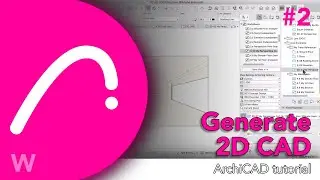 Archicad 2D CAD from a 3D Model | Trace References + Worksheets Workflow (Beginner Friendly)