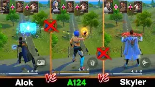 ALOK VS A124 VS SKYLER ABILITY TEST FREE FIRE-para SAMSUNG,A3,A5,A6,A7,J2,J5,J7,S5,S7,S9,A10,A20,