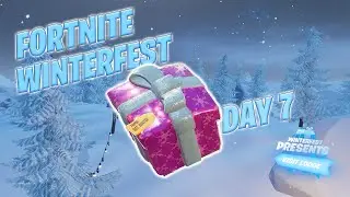 DAY 7 PRESENT OPENING IN FORTNITE WINTERFEST
