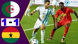 ملخص واهداف مباراة الجزائر وغانا 1 - 1 تصفيات كأس الأمم الأفريقية تحت 23 سنة 2023 Algérie 🆚 Ghana